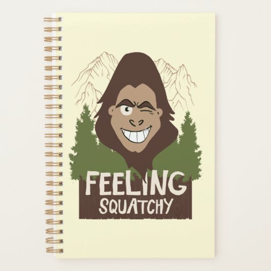 Gefühl Squatchy Funny Bigfoot Sasquatch Planer (Vorderseite)