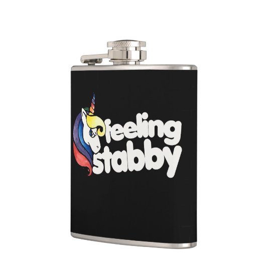 Gefühl stabil Einhorn Flachmann (Links)