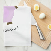 Gefühl Swine Pig Geschirrtuch (Viertel Falte)