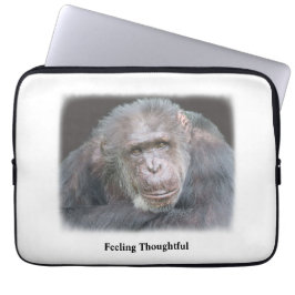Gefühl Thoughful Chimpanzee Laptop Case