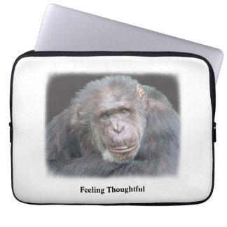 Gefühl Thoughful Chimpanzee Laptop Case