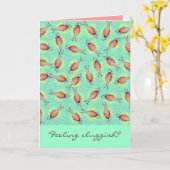 Gefühl träge karte (Gelbe Blume)