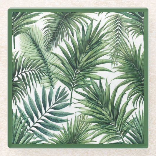 Gefühl Tropical Glasuntersetzer (Vorderseite)