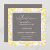 GEFÜHL- UND GRAUERSCHEIBE| BRAUTPARTY INVIP EINLADUNG (Vorne/Hinten)