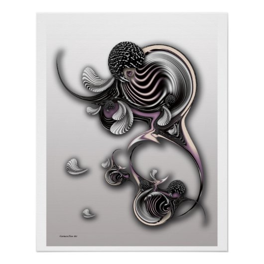 "Gefühl und Wahrnehmung", glänzendes Poster (Vorderseite)