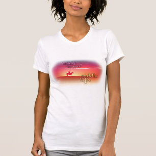 Gefühl unten? Satteln Sie oben T-Shirt