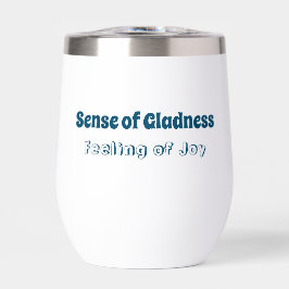 Gefühl von Freude, Gefühl von Joy Water Flasche