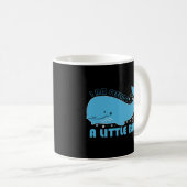Gefühl Whale Blue Kaffeetasse (VorderseiteRechts)