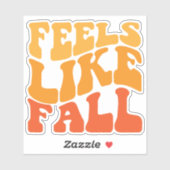 Gefühl wie Fall Aufkleber (Blatt)