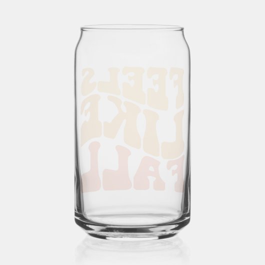 Gefühl wie Fall Dosenglas (Rückseite)