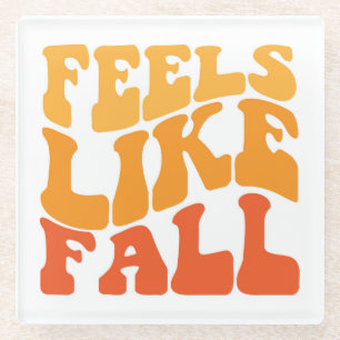 Gefühl wie Fall Glasuntersetzer