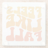 Gefühl wie Fall Glasuntersetzer (Rückseite)