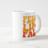 Gefühl wie Fall Jumbo-Tasse (Vorderseite Rechts)