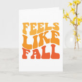 Gefühl wie Fall Karte (Gelbe Blume)