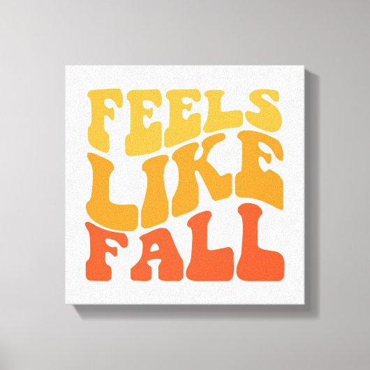 Gefühl wie Fall Leinwanddruck (Vorderseite)