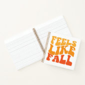 Gefühl wie Fall Notizblock (Innenseite)