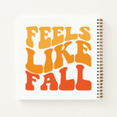 Gefühl wie Fall Notizblock (Rückseite)