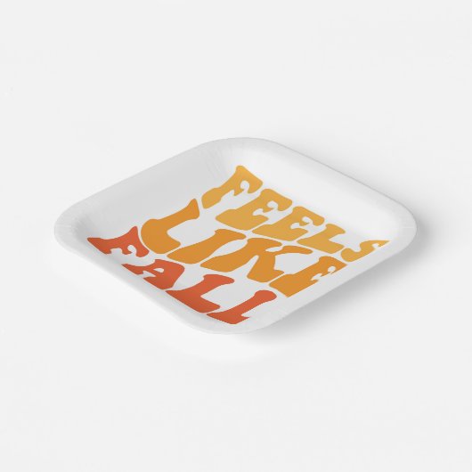 Gefühl wie Fall Pappteller (Gewinkelt)