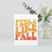 Gefühl wie Fall Postkarte (Stehend Vorderseite)