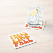 Gefühl wie Fall Rechteckiger Pappuntersetzer (Vor Ort)