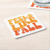 Gefühl wie Fall Rechteckiger Pappuntersetzer (angewinkelt)