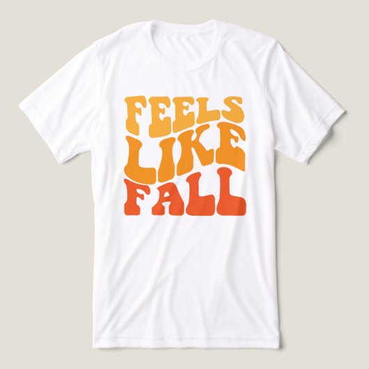 Gefühl wie Fall Tri-Blend Shirt (Design Vorderseite)