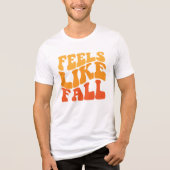 Gefühl wie Fall Tri-Blend Shirt (Vorderseite)