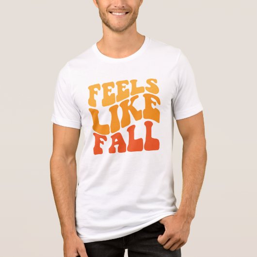 Gefühl wie Fall Tri-Blend Shirt (Vorderseite)