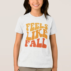Gefühl wie Fall Tri-Blend Shirt
