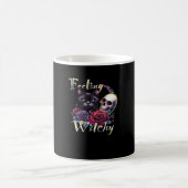 Gefühl Witchy Black Cat Classic T - Shirt Kaffeetasse (Mittel)
