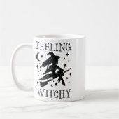 Gefühl Witchy Funny Halloween Witch Vibes Kinda N Kaffeetasse (Links)