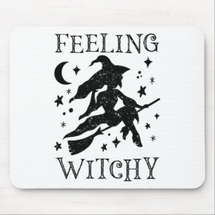 Gefühl Witchy Funny Halloween Witch Vibes Kinda N Mousepad