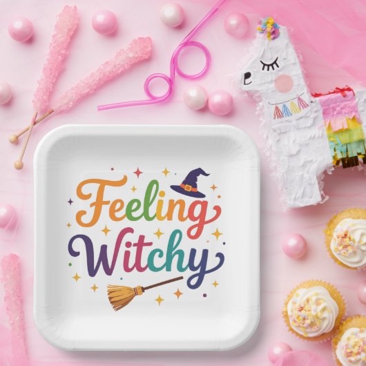 Gefühl Witchy Pappteller (Party)