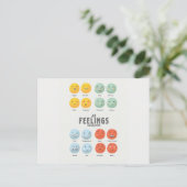 Gefühle Art Postkarte (Stehend Vorderseite)