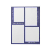 Gefühle auffordern Notepad zeichnen Notizblock (Rotiert)