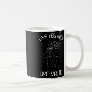 Gefühle gelten für die psychische Gesundheit Kaffeetasse