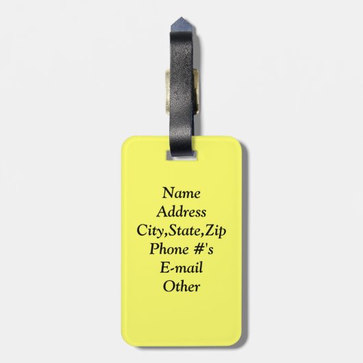 Gefühle_Gepäckträger Gepäckanhänger (Rückseite vertikal)