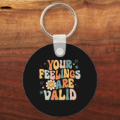 Gefühle haben eine gültige psychische Erkrankung M Schlüsselanhänger (Vorderseite)