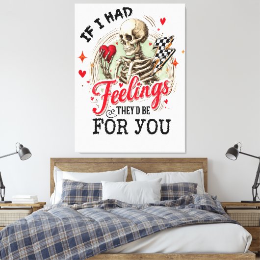 Gefühle Leinwanddruck (Insitu (Schlafzimmer))