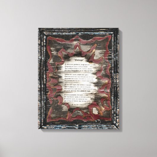 Gefühle Leinwanddruck (Vorderseite)
