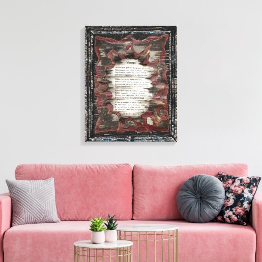 Gefühle Leinwanddruck (Insitu (Wohnzimmer))