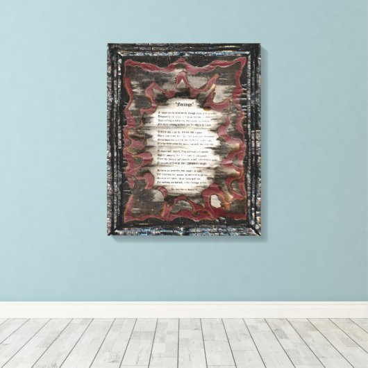 Gefühle Leinwanddruck (Insitu (Holzboden))