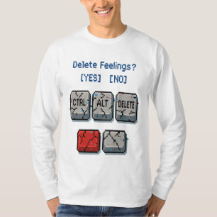 Gefühle Pixel Art Shirt löschen