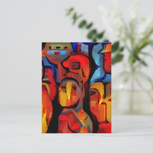 Gefühle Postkarte (Stehend Vorderseite)