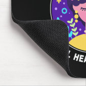 Gefühle sind gültig Monat P Mousepad (Ecke)