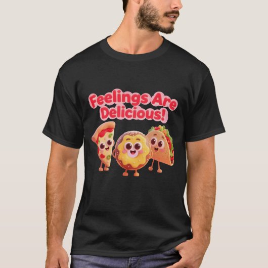 Gefühle sind lecker - Herren T-Shirt (Vorderseite)
