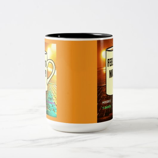 GEFÜHLE SIND VON TASSE! ZWEIFARBIGE TASSE (Mittel)