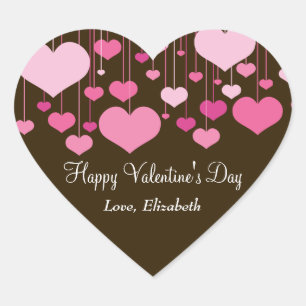 Gefühle-Valentinsgruß-Aufkleber Herz-Aufkleber