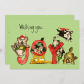 Gefühle von feiertagskarte (Vorne/Hinten)