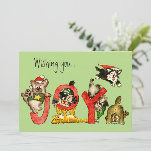 Gefühle von feiertagskarte (Stehend Vorderseite)